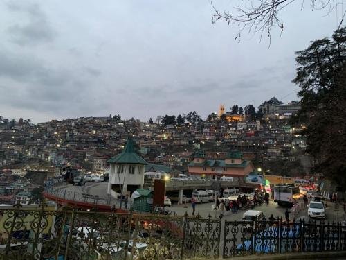 View from Shimla Mall Road 